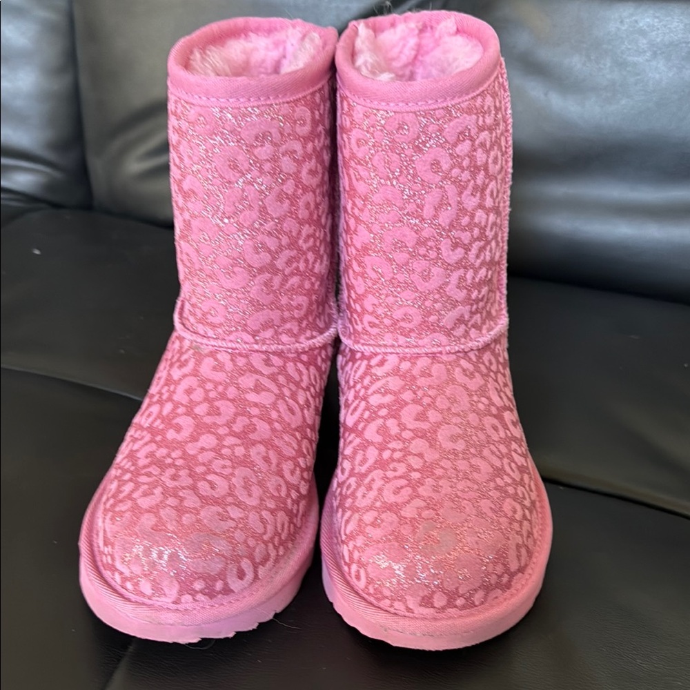 Pink Glitter Kids UGG Boots